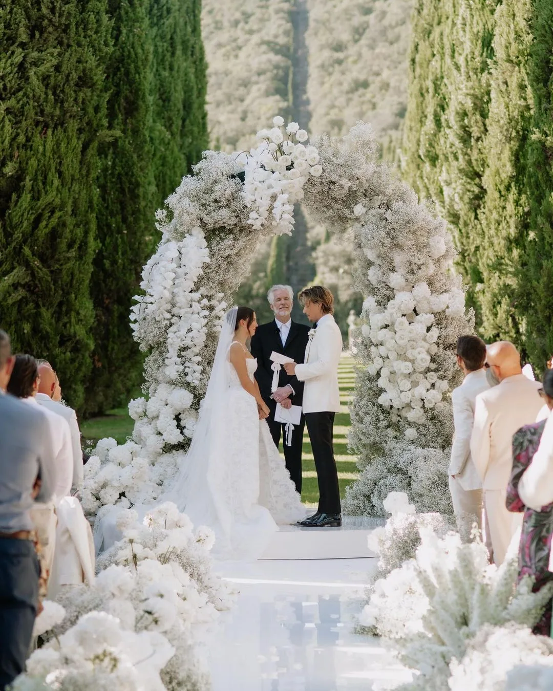 millie bobby brown and jake bongiovi exchange vows at wedding