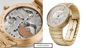 Louis Vuitton Tambour in yellow gold. 