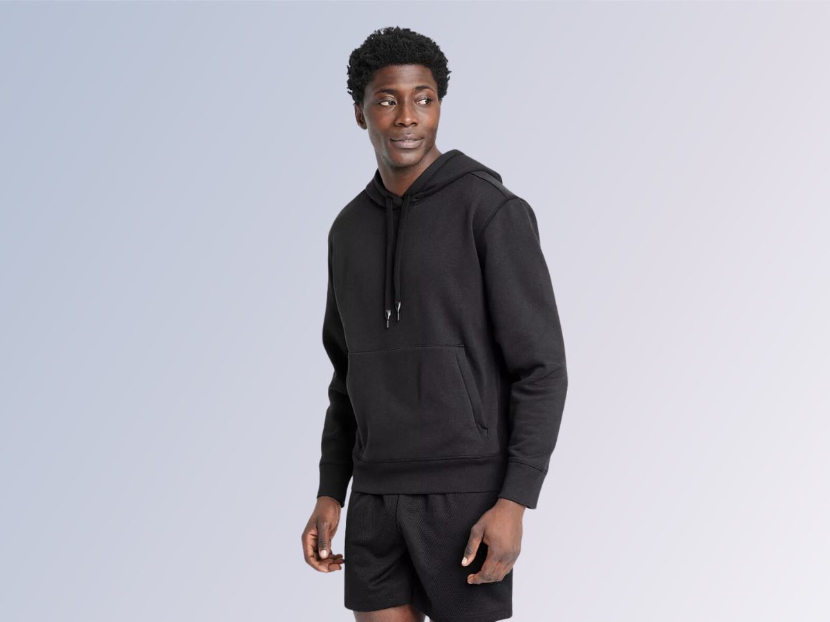 Cotton Fleece Hooded Sweatshirt (Image via Target)